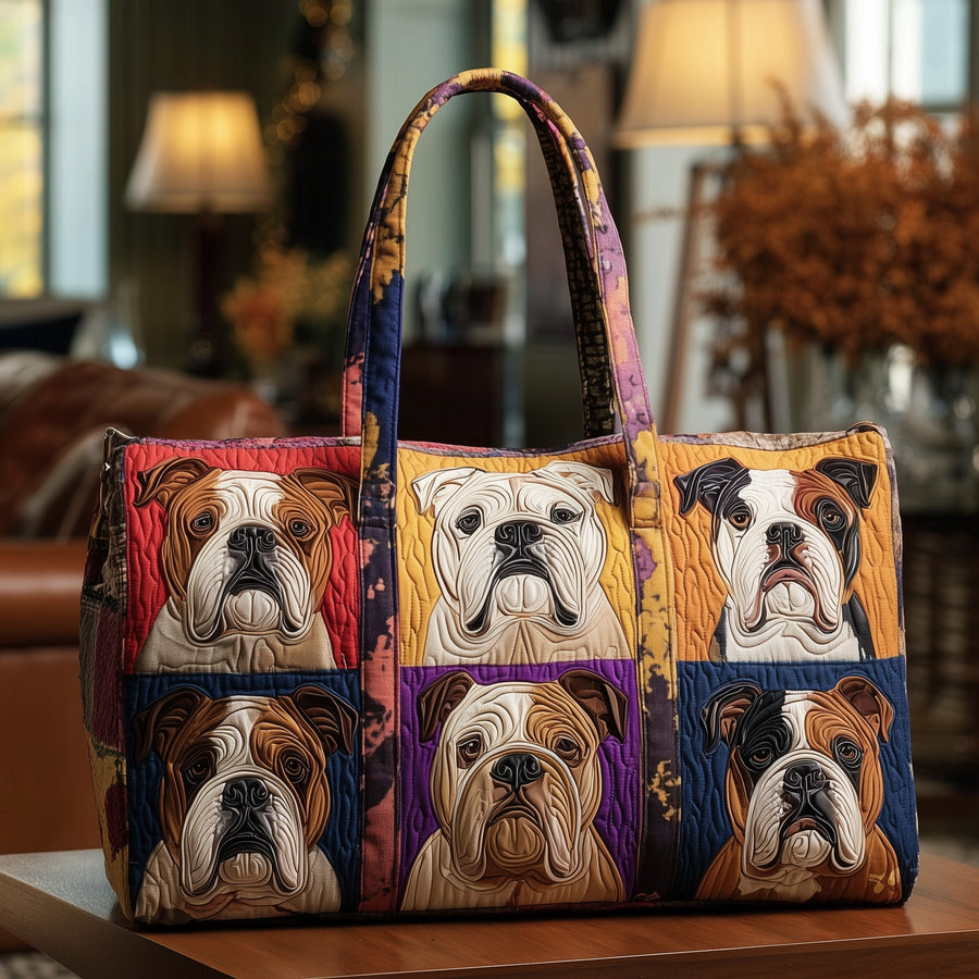 Bulldog | Quilted Duffle Bag