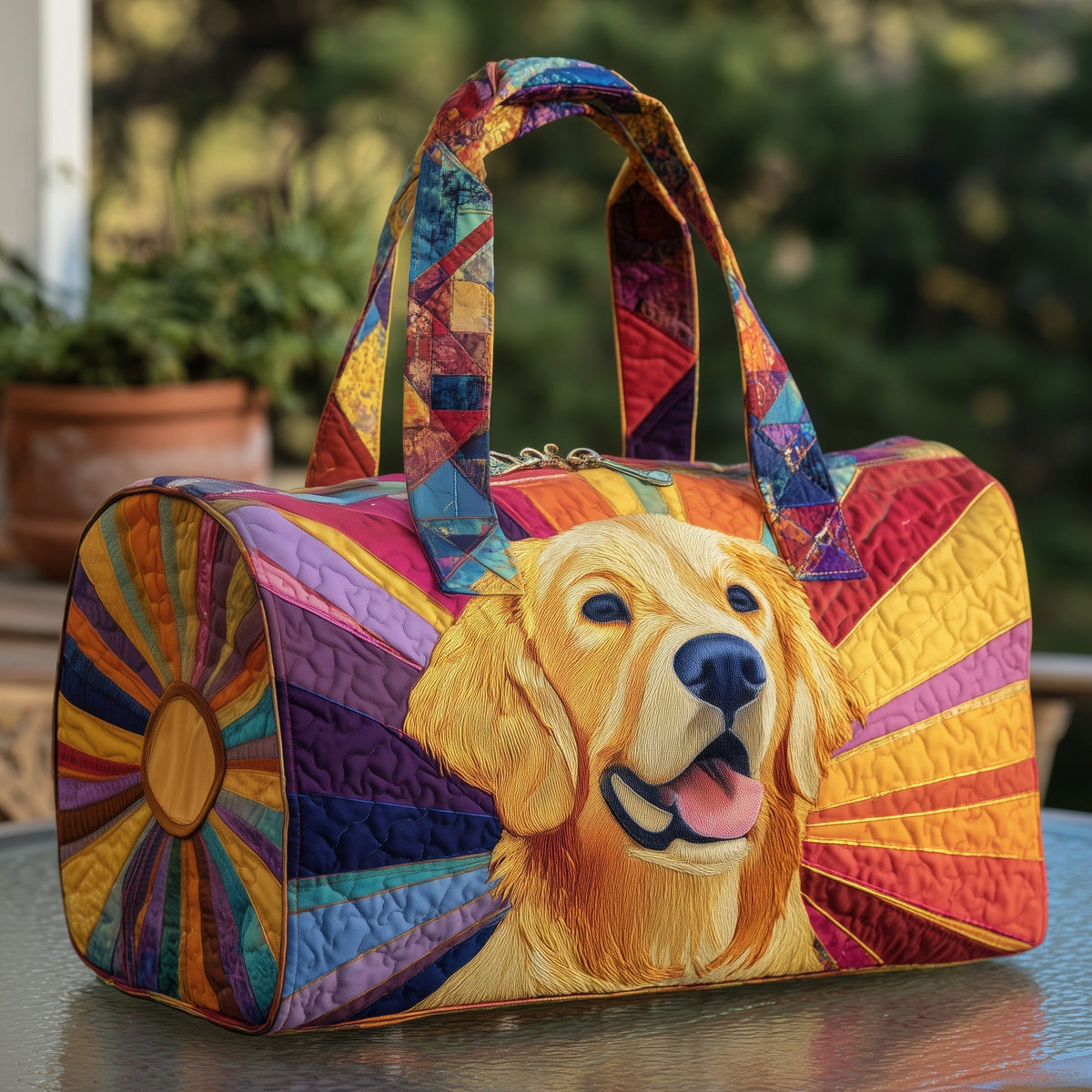 Golden Retriever | Sac de voyage matelassé