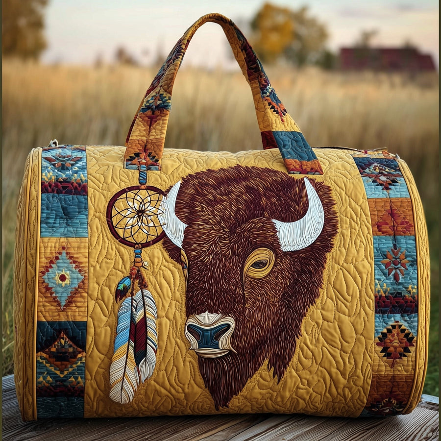 Native Buffalo | Quilted Duffle Bag