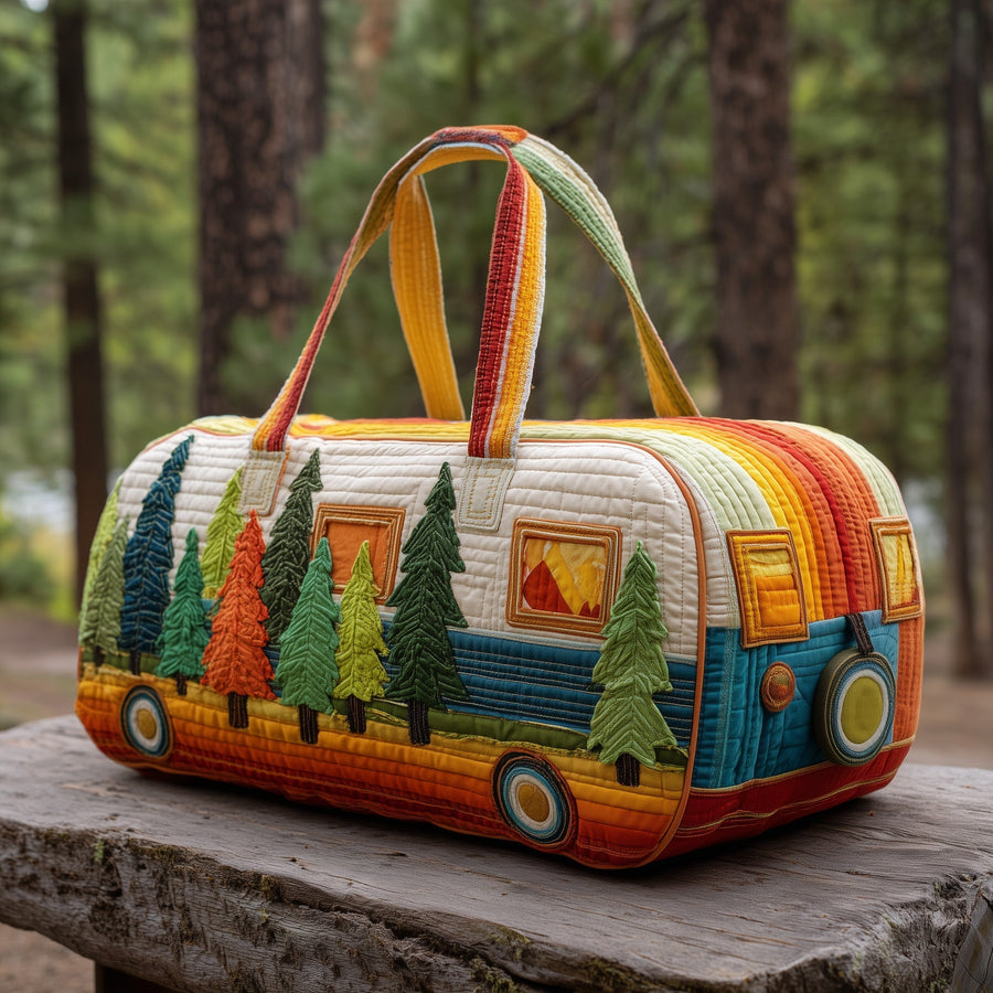 Camping Trailer | Quilted Duffle Bag