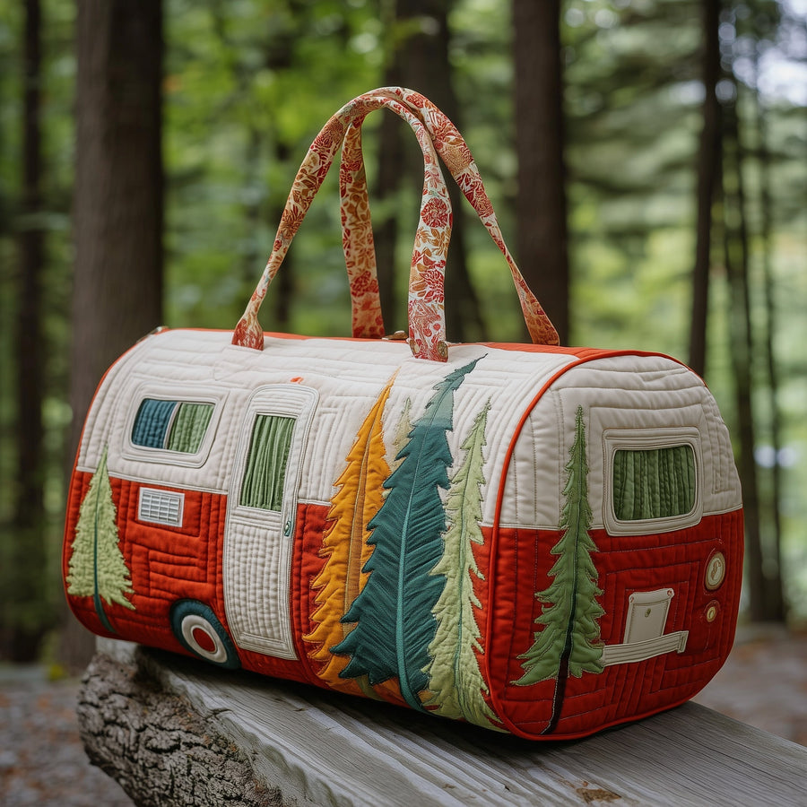 Camping Trailer | Quilted Duffle Bag
