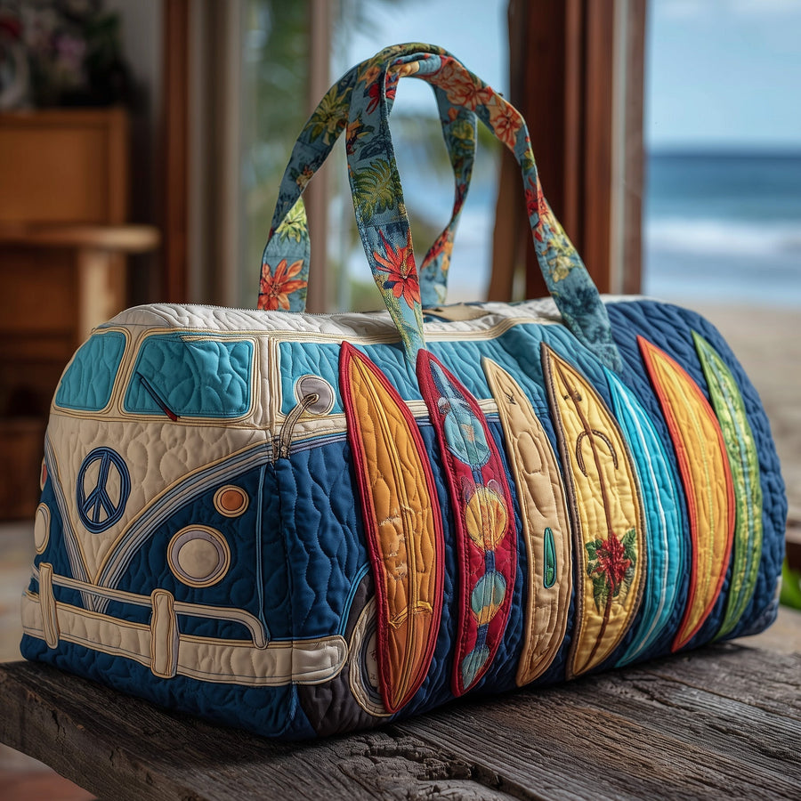 Beachside Van | Quilted Duffle Bag