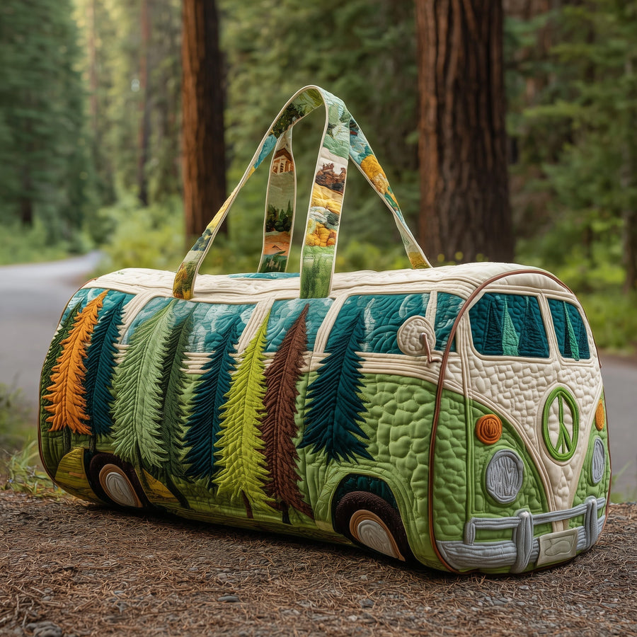 Camping Van | Quilted Duffle Bag