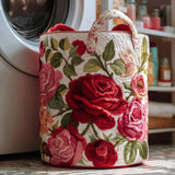 Rose Garden | Quilted Laundry Basket