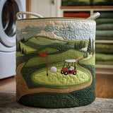 Rêves de fairway | Panier à linge matelassé
