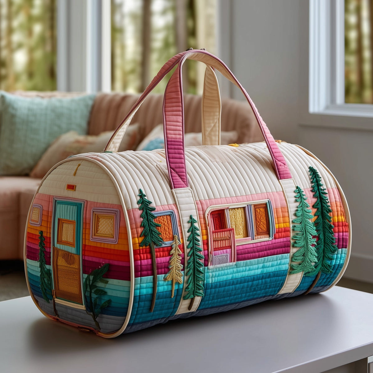 Happy Camper | Sac de voyage matelassé