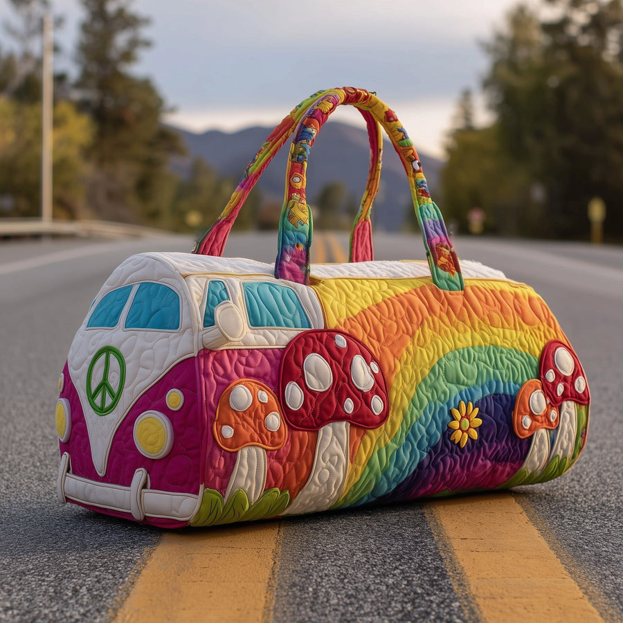 Hippie Van | Quilted Duffle Bag