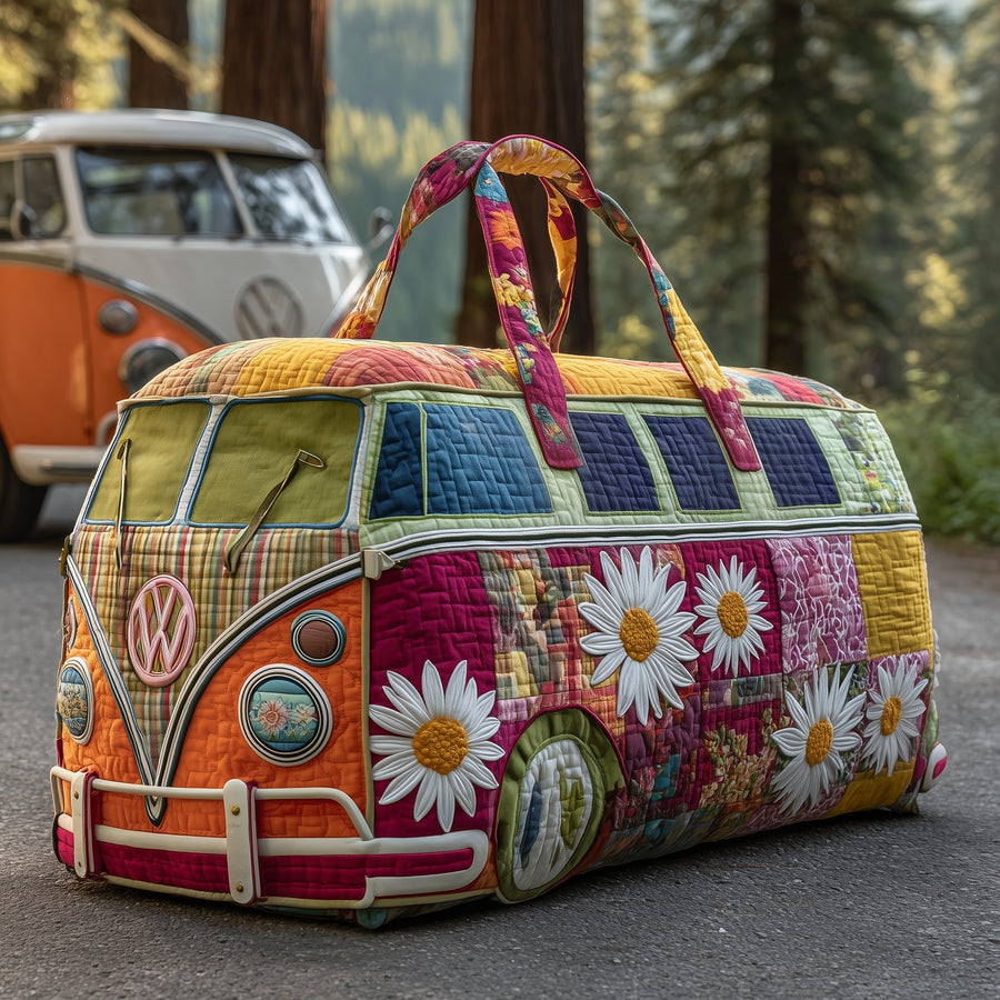 Blossom Path | Quilted Duffle Bag