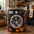 Skeleton Nightmare | Quilted Laundry Basket