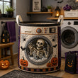 Skeleton Nightmare | Quilted Laundry Basket