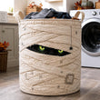 Regard de momie effrayant | Panier à linge matelassé