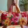 Hibiscus d'été | Sac de voyage matelassé