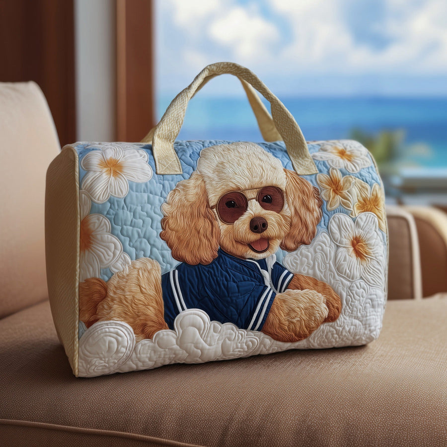 Adventure Poodle | Quilted Duffle Bag