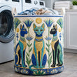 Cheeky Cat | Quilted Laundry Basket