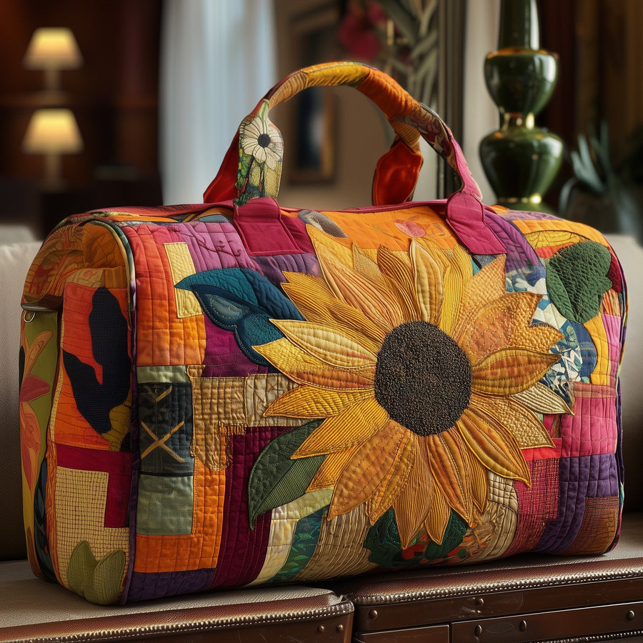 Sunflower | Quilted Duffle Bag
