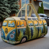 Hippie Van | Quilted Duffle Bag