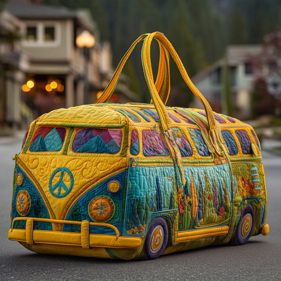 Hippie Van | Quilted Duffle Bag