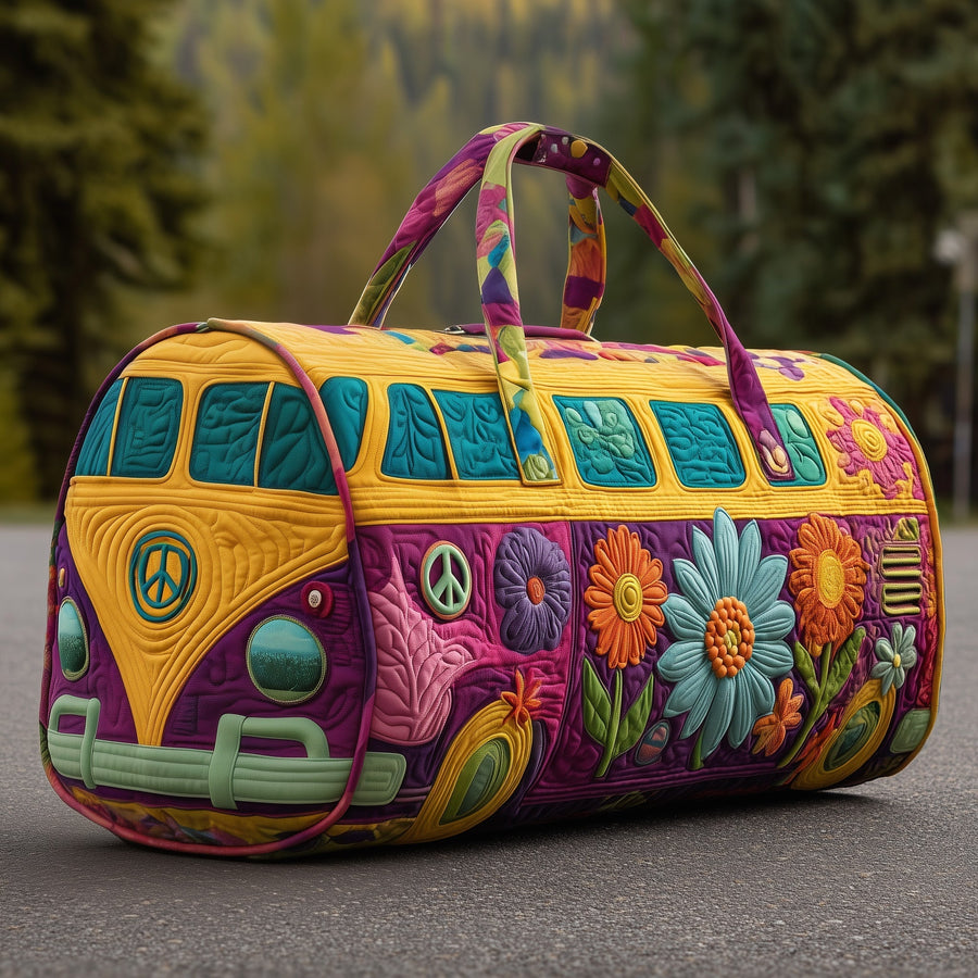 Hippie Van | Quilted Duffle Bag