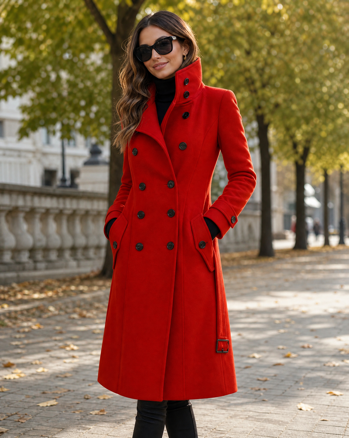 Amelia | Double-Breasted Wool Coat