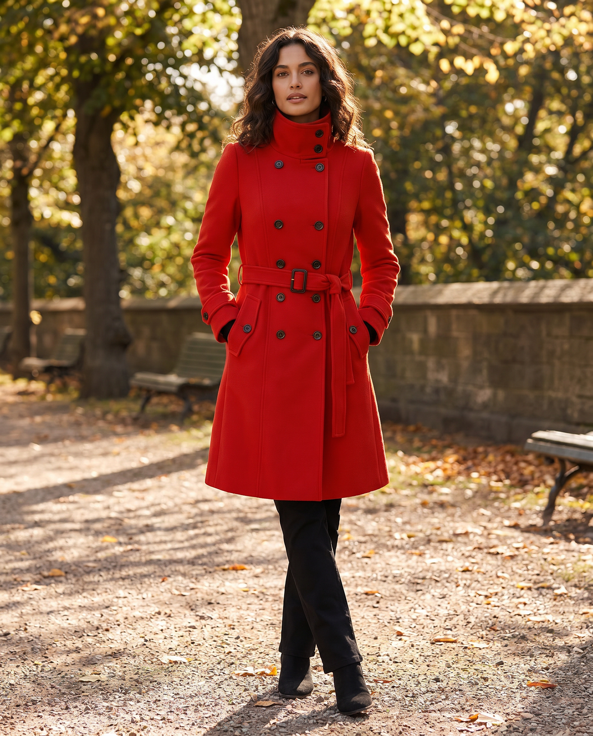 Amelia | Double-Breasted Wool Coat
