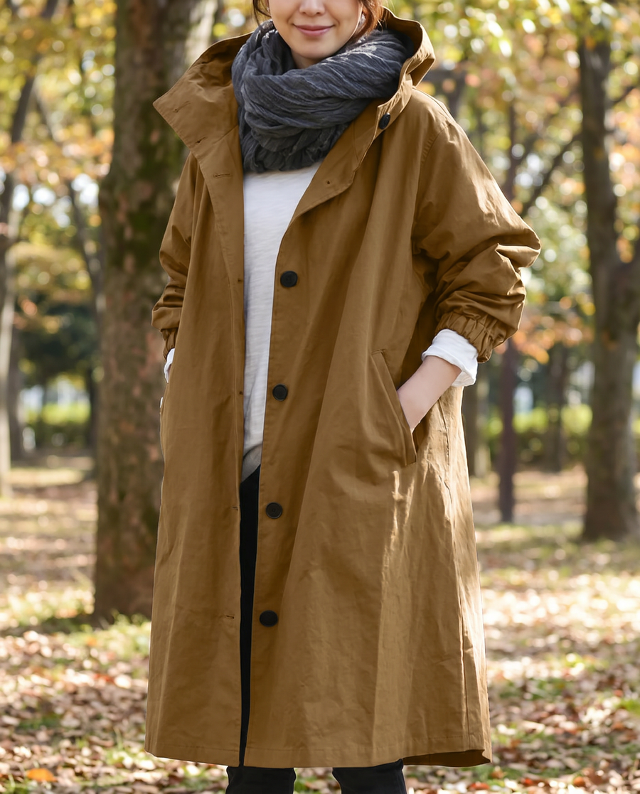 Eleanor | Hooded Trench Coat
