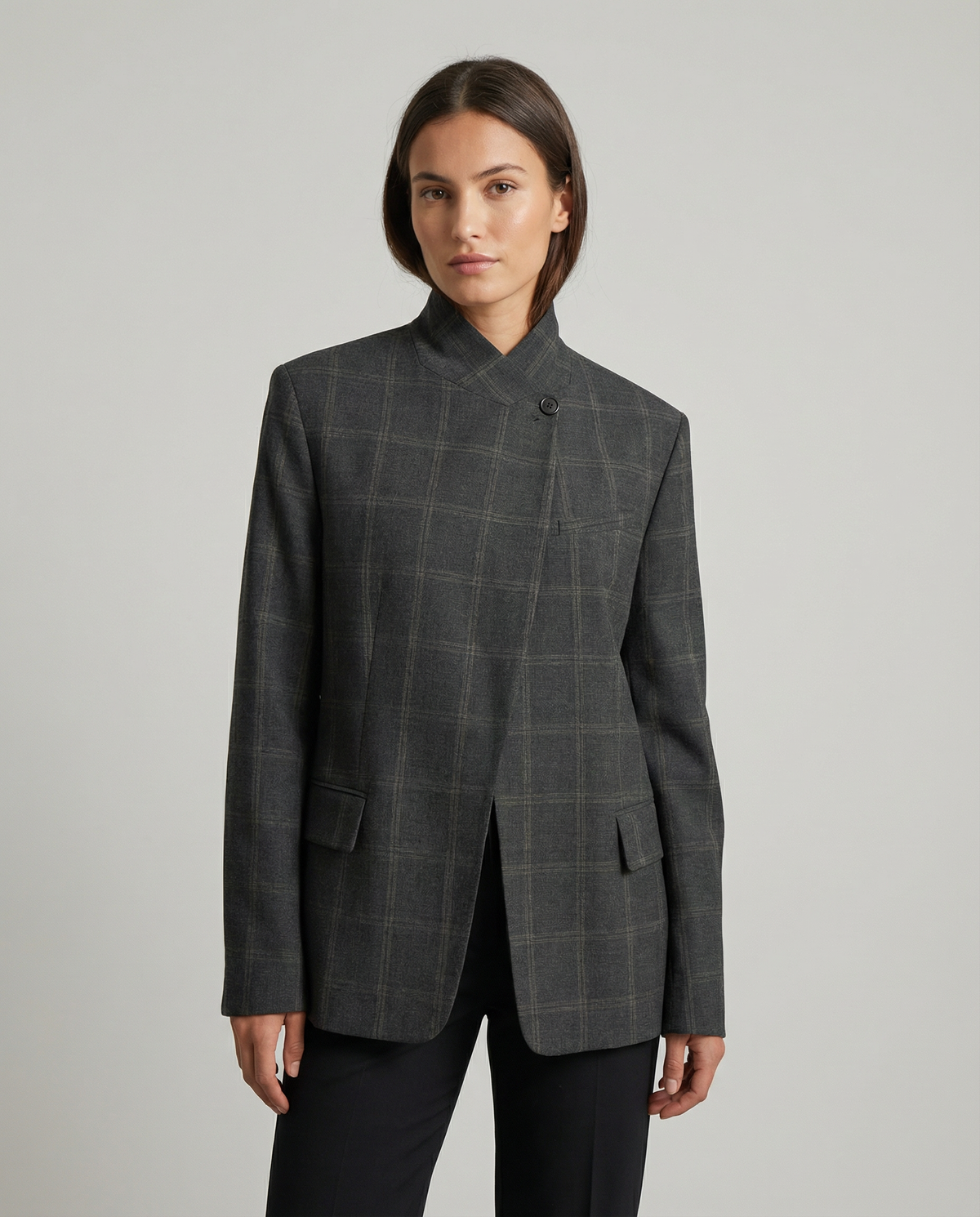 Vivian | Checkered Oversized Blazer