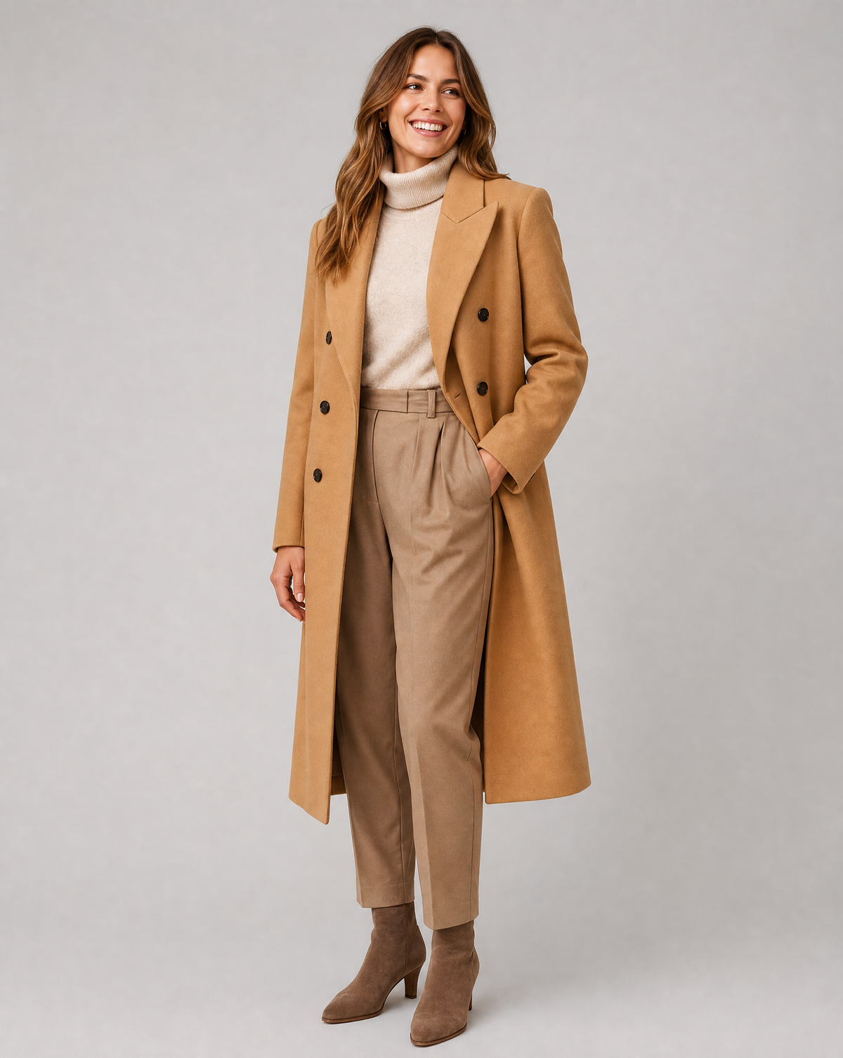 Vivian | Double-Breasted Tailored Coat