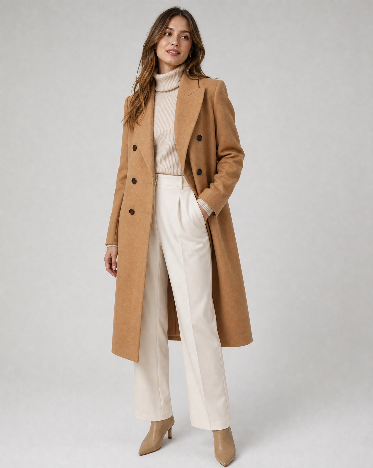 Vivian | Double-Breasted Tailored Coat