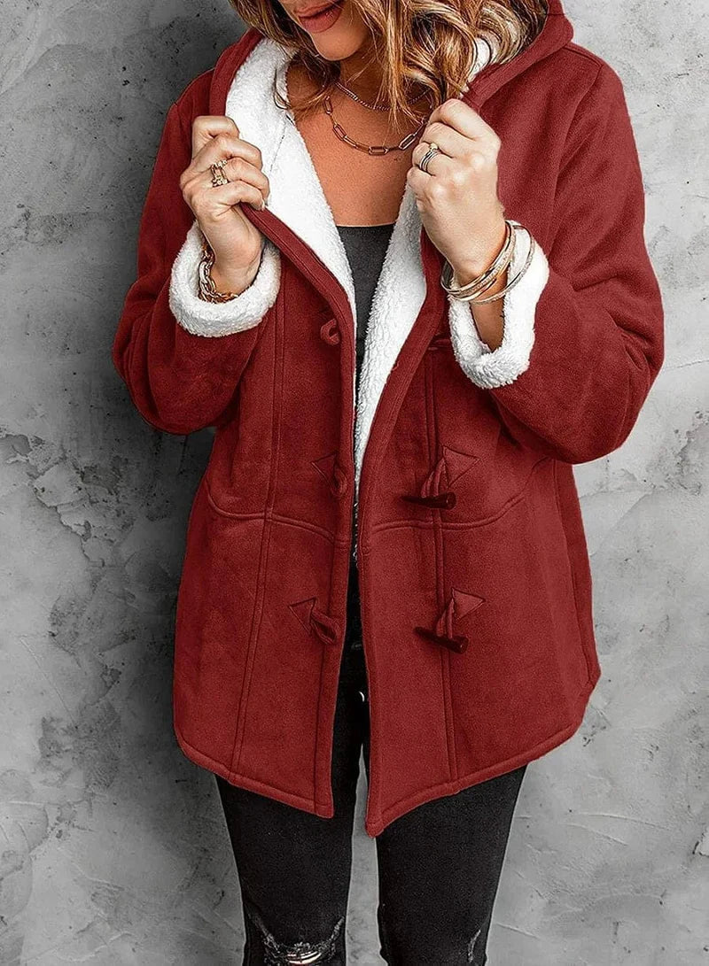Eleanor | Shearling Toggle Coat