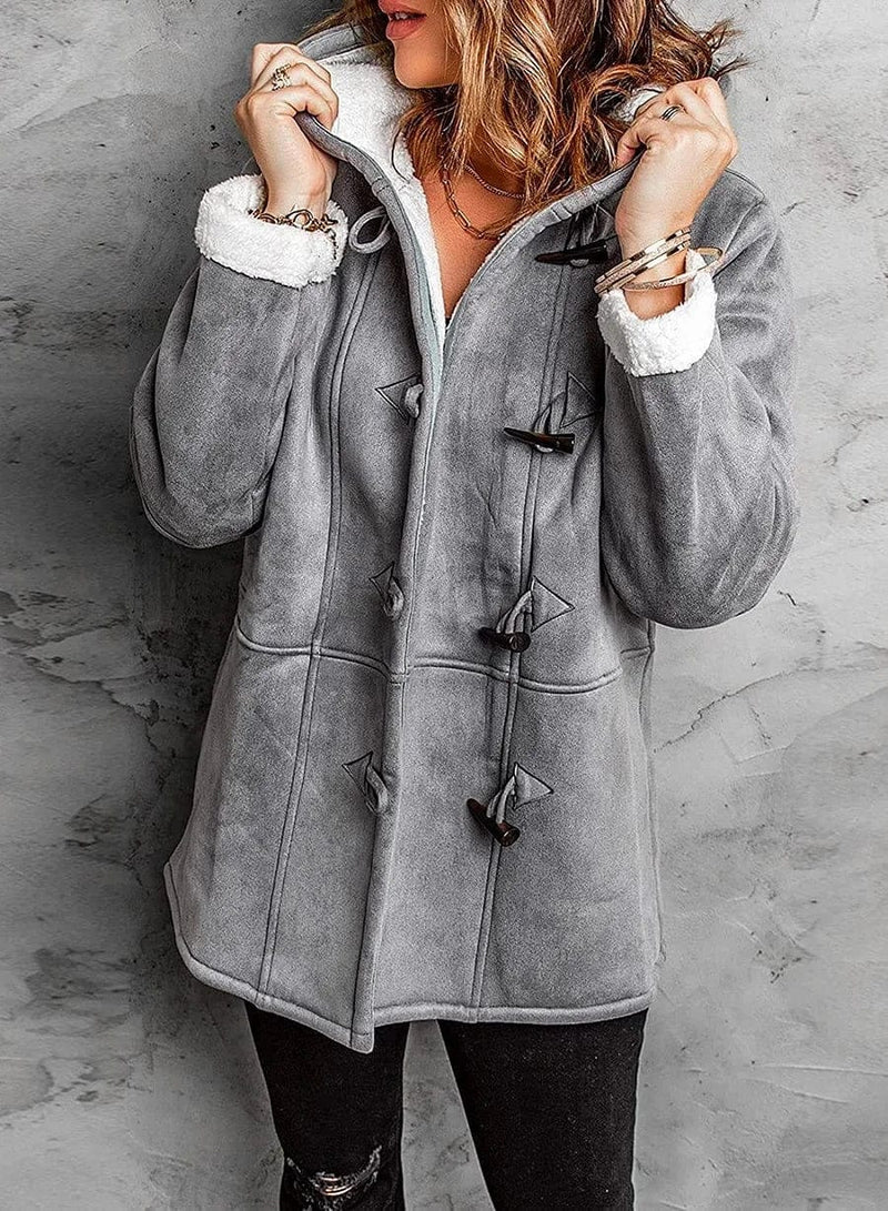 Eleanor | Shearling Toggle Coat