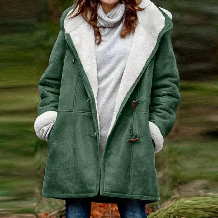 Eleanor | Shearling Toggle Coat