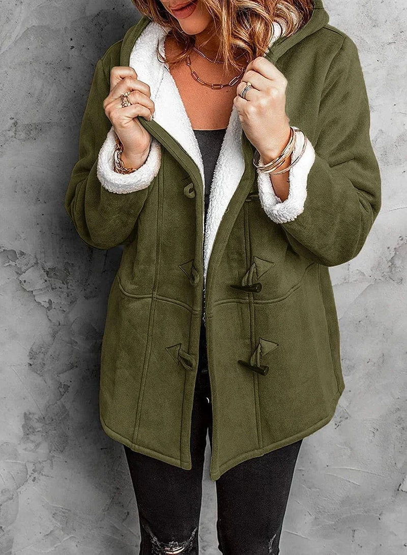 Eleanor | Shearling Toggle Coat