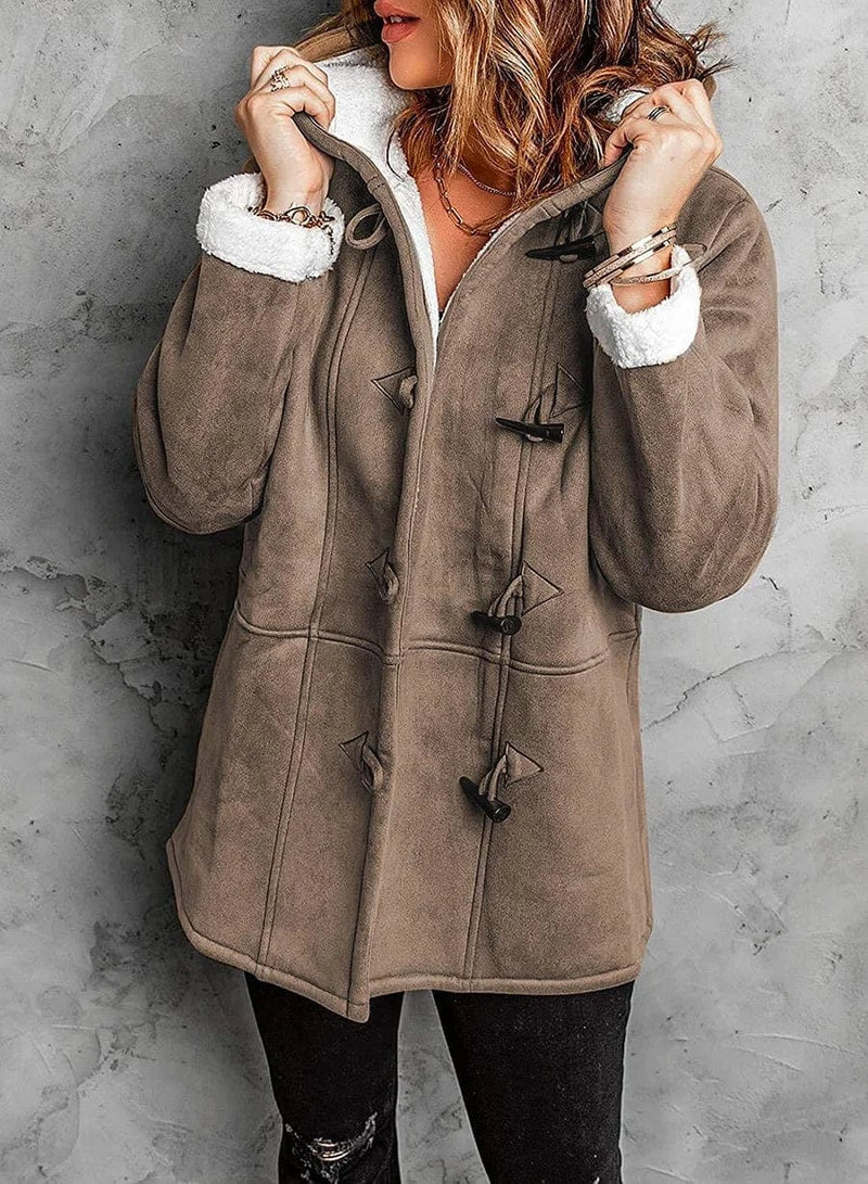 Eleanor | Shearling Toggle Coat