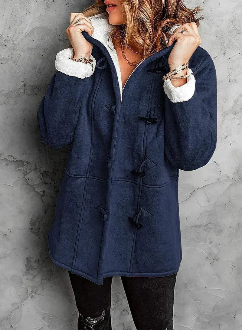 Eleanor | Shearling Toggle Coat