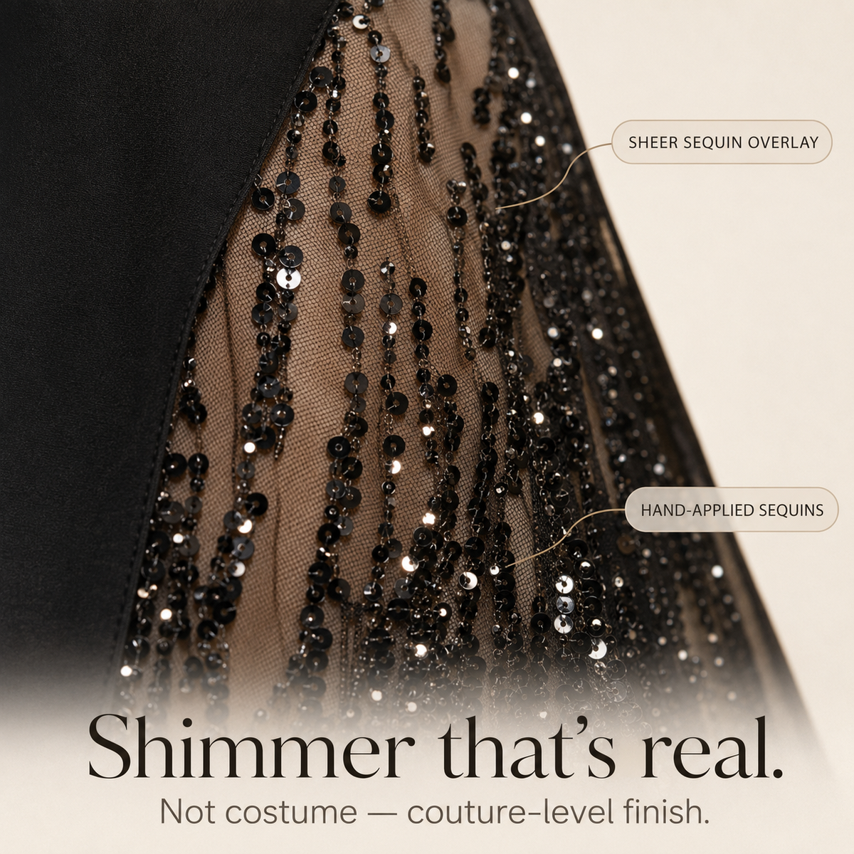 Valentina | Sequin Slit Maxi Dress