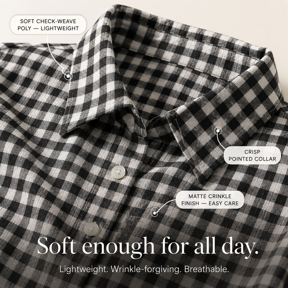 Harlowe | Gingham Maxi Shirt Dress