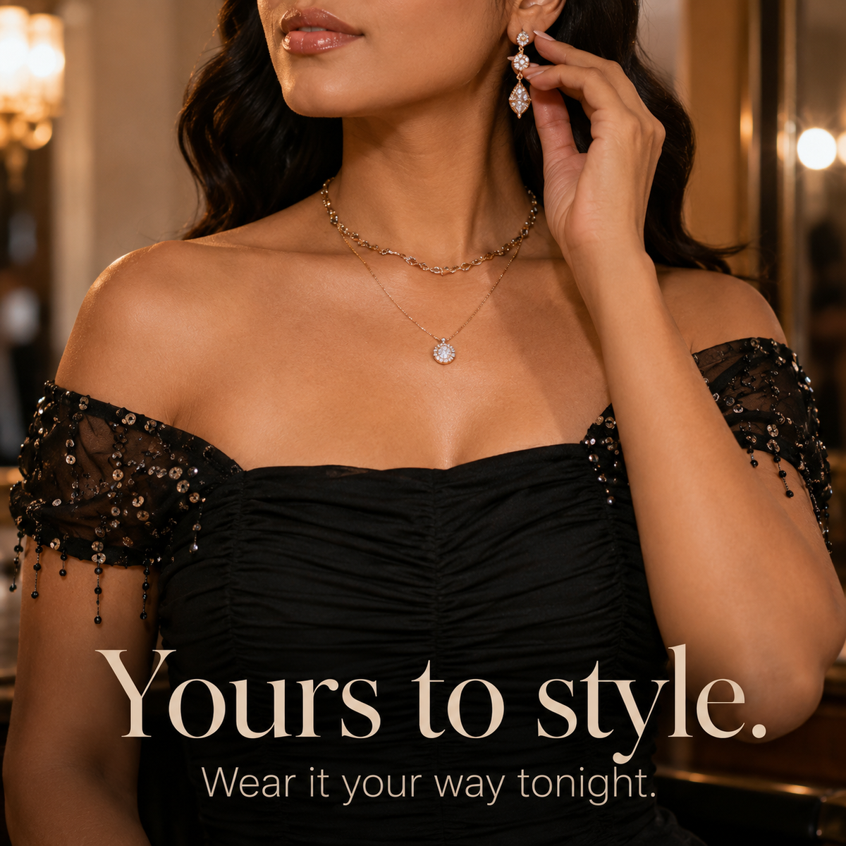 Valentina | Sequin Slit Maxi Dress
