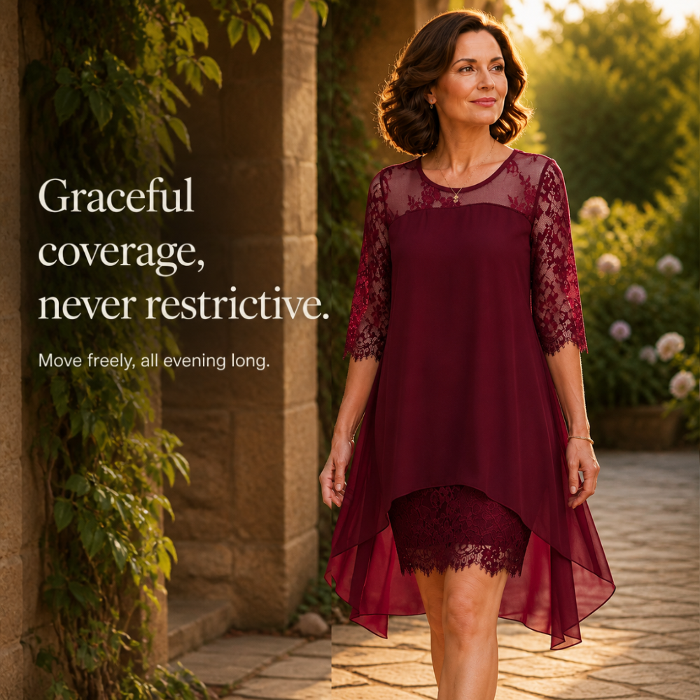 Vivienne | High-Low Lace Dress