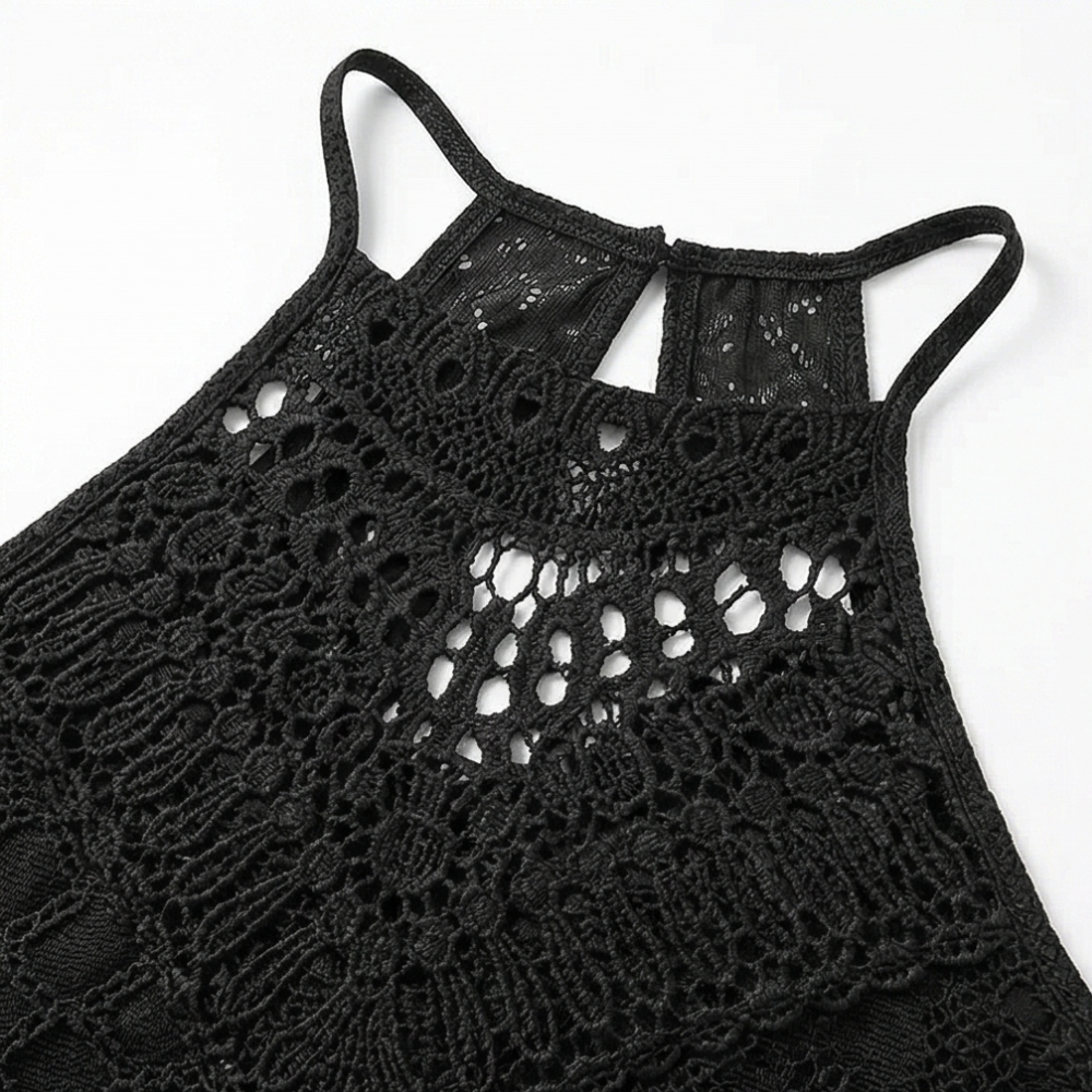 Vivara | Lace Halterneck Maxi Dress