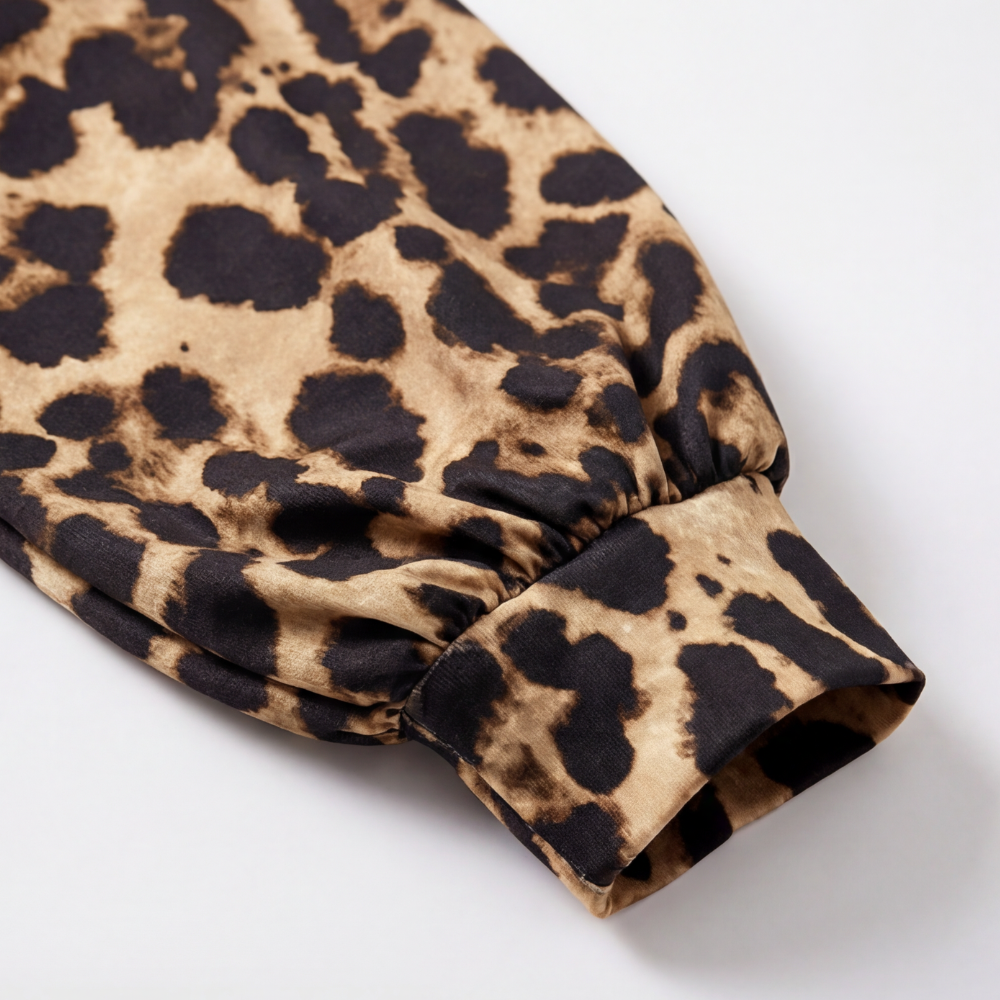 Felina | Leopard Print Midi Dress