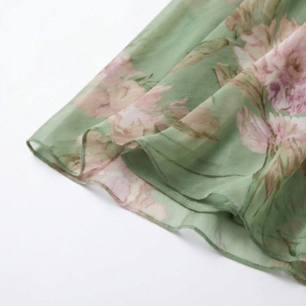 Rosalie | Halter Floral Maxi Dress