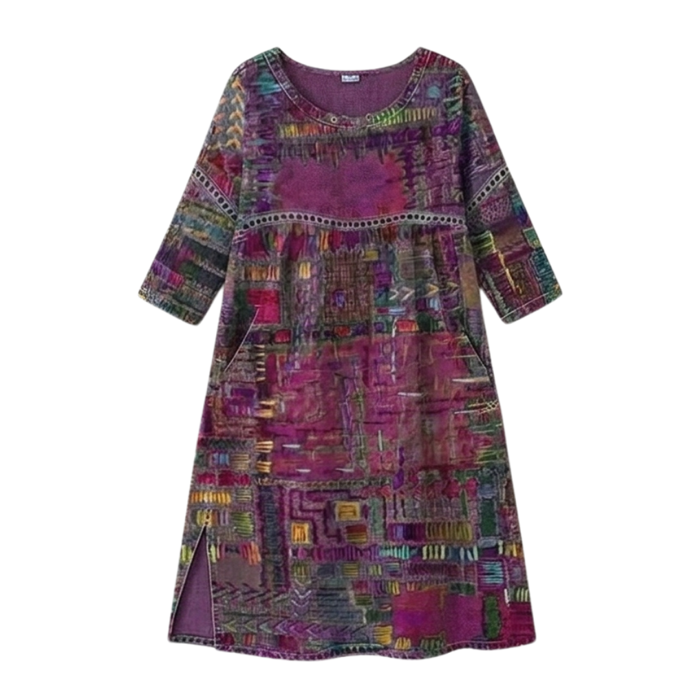 Tessara | Artisan Print Midi Dress