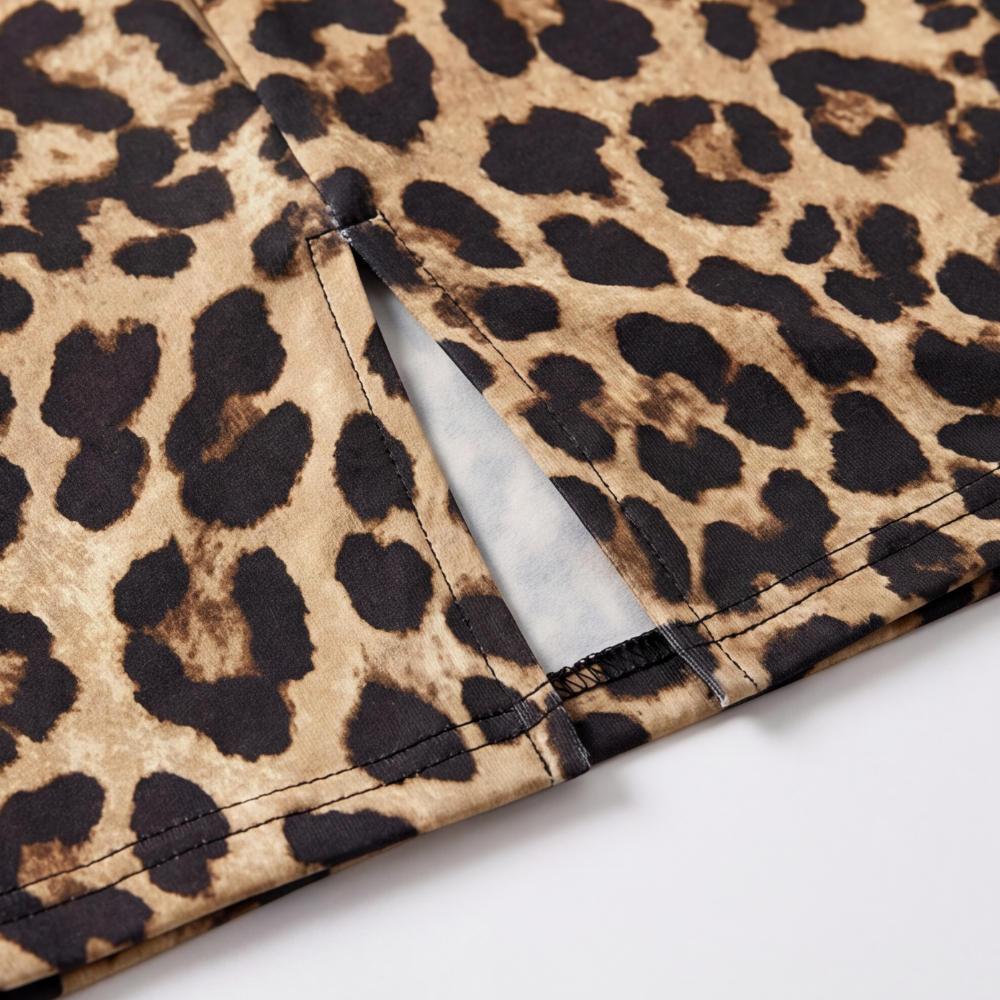Felina | Leopard Print Midi Dress