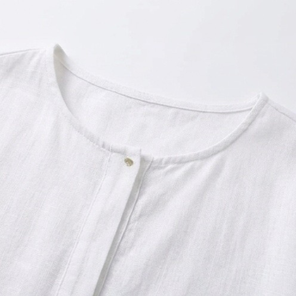 Lunavia | Flowy Linen Maxi Dress