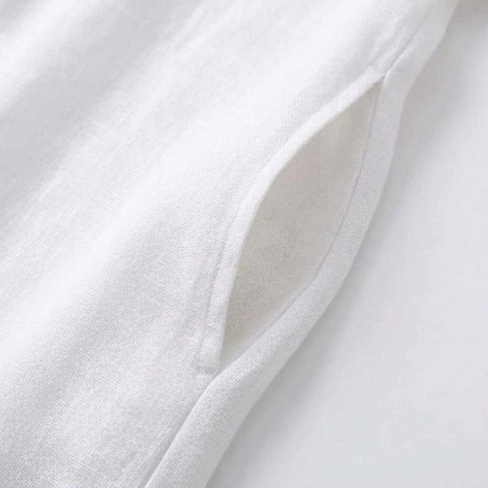Lunavia | Flowy Linen Maxi Dress