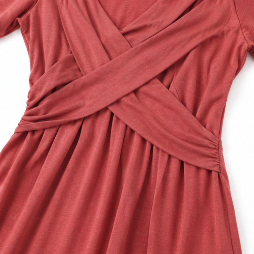 Flowena | Non-Cling V-Neck Maxi Dress