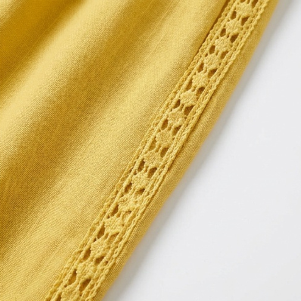 Virella | Lace-Trim Pocket Dress