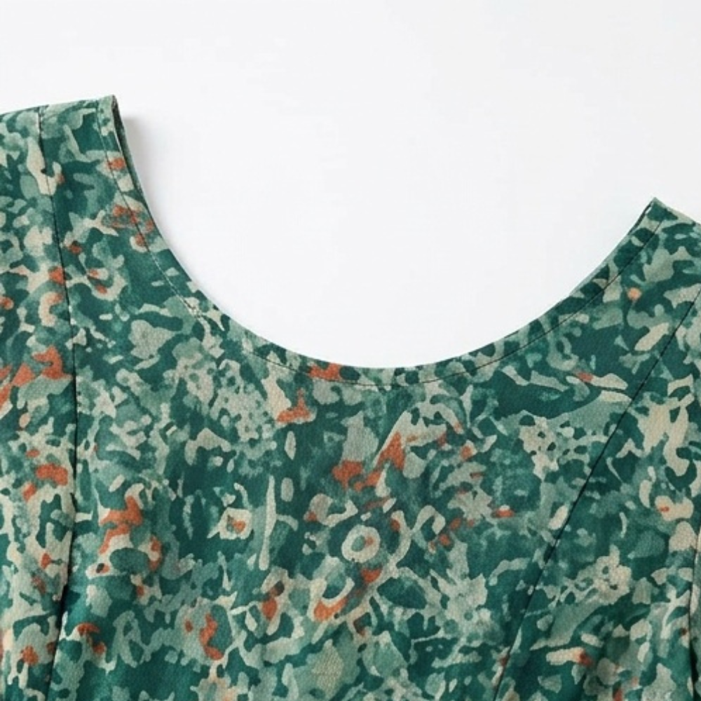 Kynara | Flutter-Sleeve Fit-and-Flare Dress
