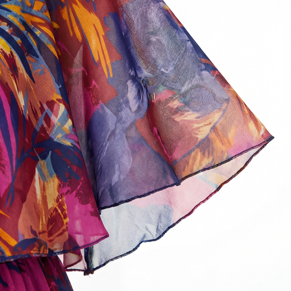 Floressa | Tropical Print Midi Dress