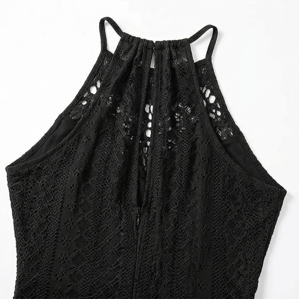 Vivara | Lace Halterneck Maxi Dress